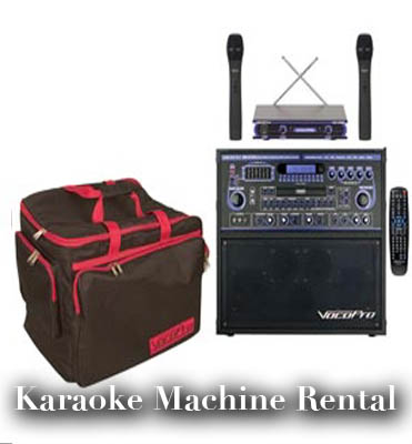 karaoke machine rentals